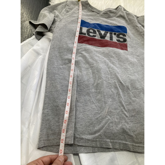 Levi’s Youth T-shirt Size Xl Tees 13-15 Yrs Grey 158-170cm Short Sleeve - Picture 7 of 8